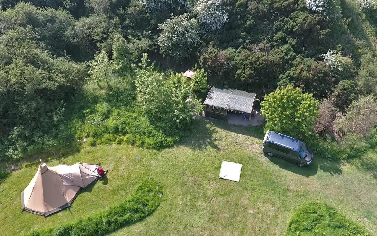 Pembrokeshire meadow camping